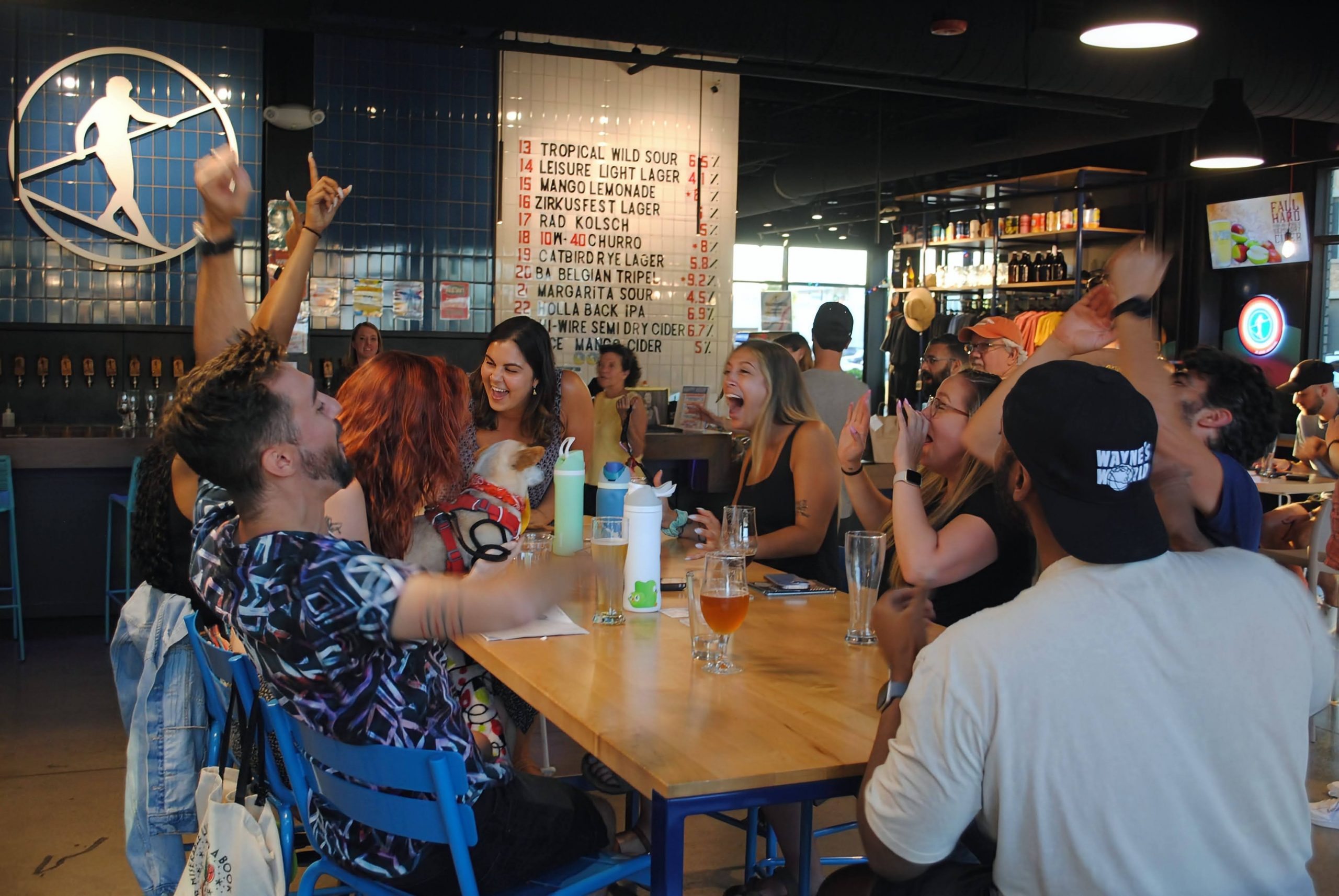 hi wire brewing () teams celebrating